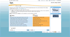 Desktop Screenshot of my.bpc.ac.uk