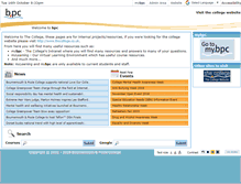 Tablet Screenshot of my.bpc.ac.uk